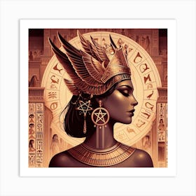 Egyptian Goddess 5 Art Print