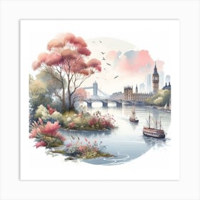 River of Thames Art Print