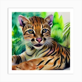 Beautiful Jungle Cub Art Print