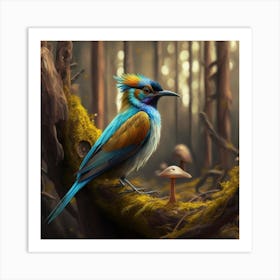 Bird In The Forest 2 Art Print