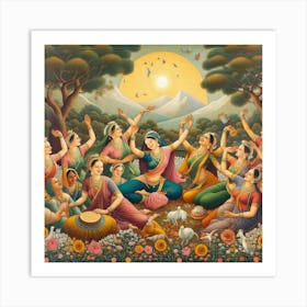 Bharatanatyam Art Print