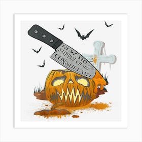 Supply Chain Consultant Funny Halloween Party Art Print