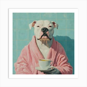 Pitbull Spa Day 14 Art Print