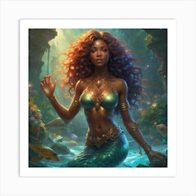 Mermaid 4 Art Print