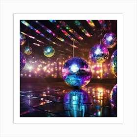 Disco Ball 39 Art Print