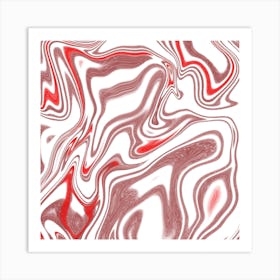 Marbled Pattern Art Print