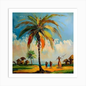 Palm Tree Art Print