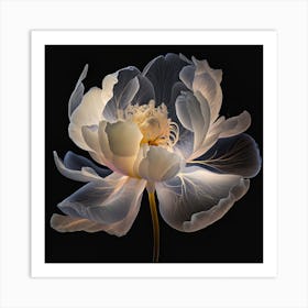 Glowing Flower 7 Art Print