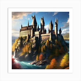 Hogwarts Castle 21 Art Print