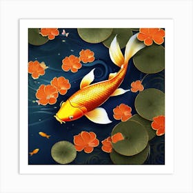 Koi Fish 5 Art Print