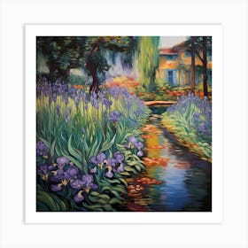 Woven Dreams: Sarah's Soft Spring Symphony Art Print