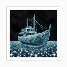 The Starry Voyage Art Print