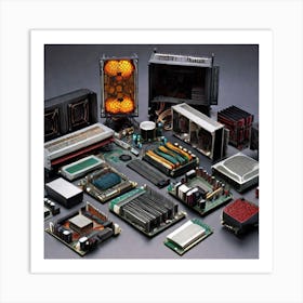 Computer Components 4 Art Print