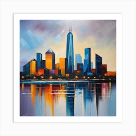 Cityscape 86 Art Print