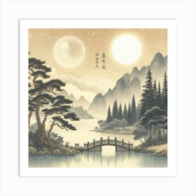 Asian Serene Art Print