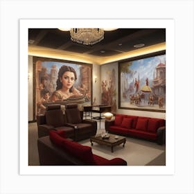 Indian Living Room Art Print