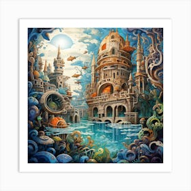 City Under The Sea Art Print