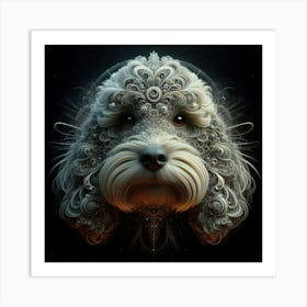 Fractal Dog Art Print