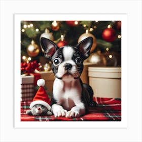 Christmas Boston ~Reimagined Art Print