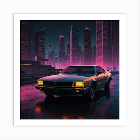 Neon City 13 Art Print