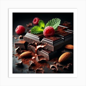 Pieces of Chocolate 4 Art Print