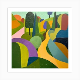 Abstract Park Collection Kalemegdan Park Belgrade Serbia 1 Art Print