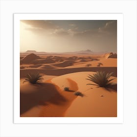 Desert Landscape 87 Art Print