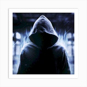 Hooded Man Art Print