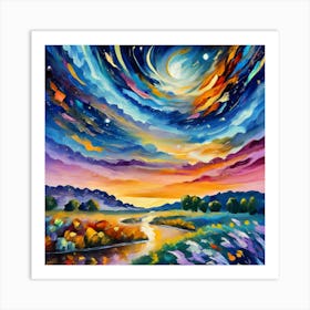 Night Sky Art Print