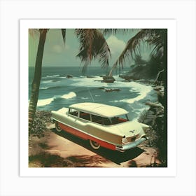 Hawaiian Car Art Print