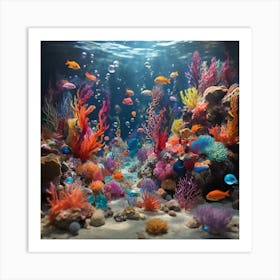 underwater Coral Reef Art Print