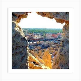 View From A Rock Art Print