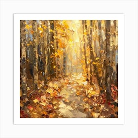 Autumn Path 1 Art Print