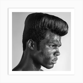 Black Man With A Mohawk Art Print