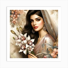 Exotic Beauty Artwork 102 Art Print