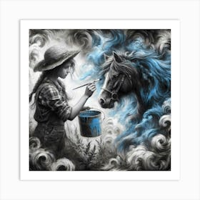 A Horse Art Print