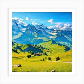 Switzerland Art Print