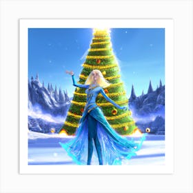 Ballerina Christmas 0014 Art Print