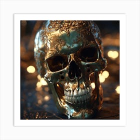 Skull Head 0 Art Print