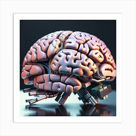 Artificial Brain 16 Art Print