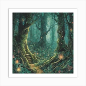 Fairy Forest Art Print