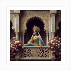 Virgin On The Balcony94 Art Print