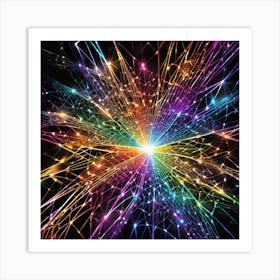 Burst Of Light Art Print