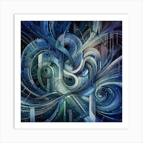 Abstract Painting 170 Art Print