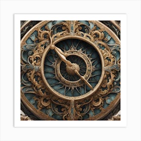 Astronomical Clock Art Print