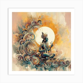 Lord Krishna 7 Art Print