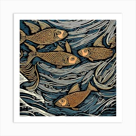 Fish In The Sea 1 Art Print