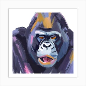 Mountain Gorilla 03 Art Print