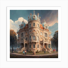 House In The Forest Art Print