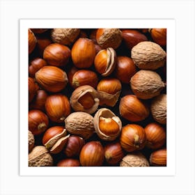 Hazelnuts 1 Art Print